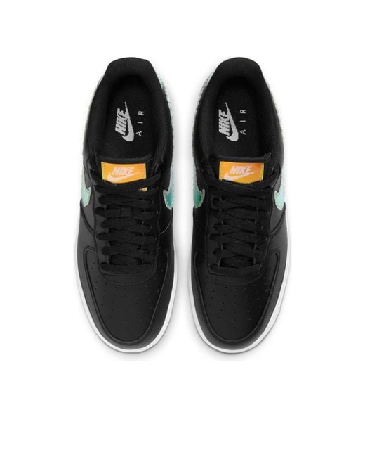 Nike Black Air Force 1 Low 'Iridescent Pixel for men