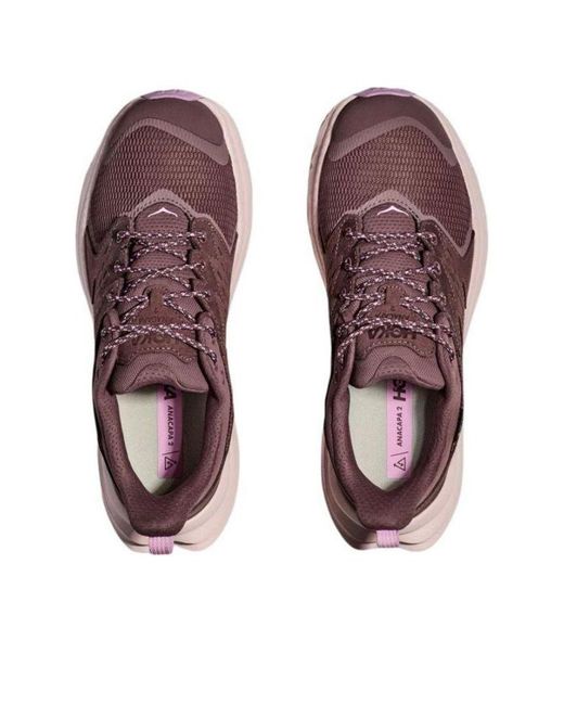 Hoka One One Brown Anacapa 2 Low Gore-Tex 'Smoky Quartz Cosmic Pearl'