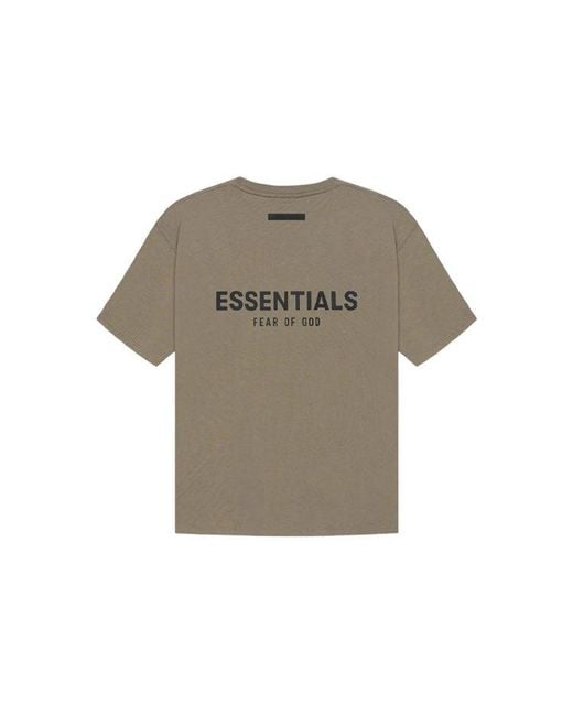 Fear Of God Gray Ss21 Short Sleeve T-Shirt for men