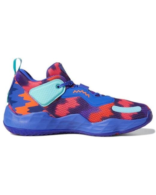 Adidas Blue D.O.N. Issue #3 'Playground Hoops Pvg' for men