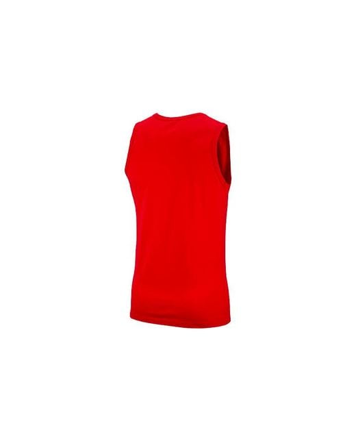 Nike Red Sportswear Alphabet Knit Vest for men