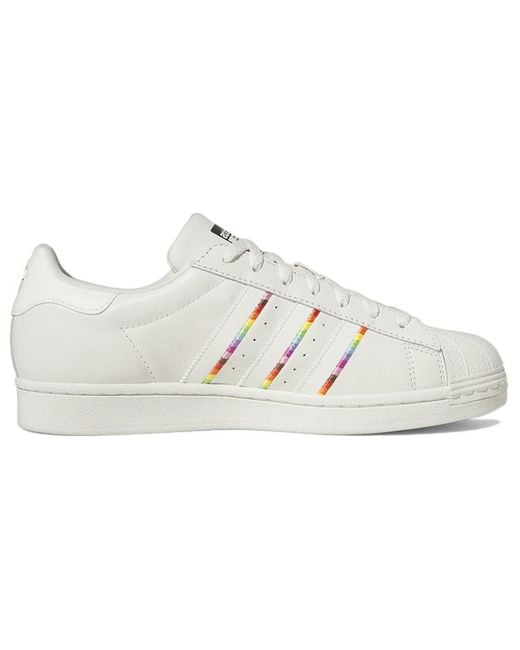Adidas White Originals Superstar Pride Rm Shoes 'Pride' for men