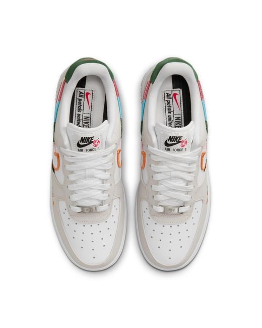 Nike White (Wmns) Air Force 1 Low 'All Petals United'