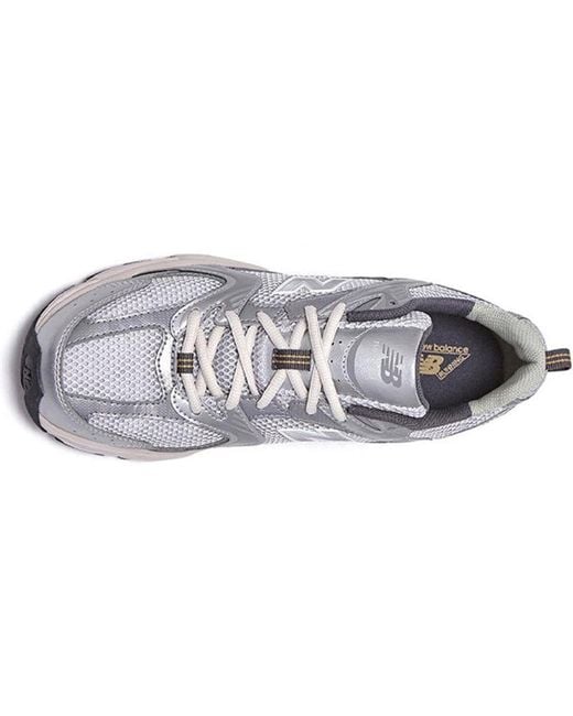 New Balance White 530 Khaki' for men