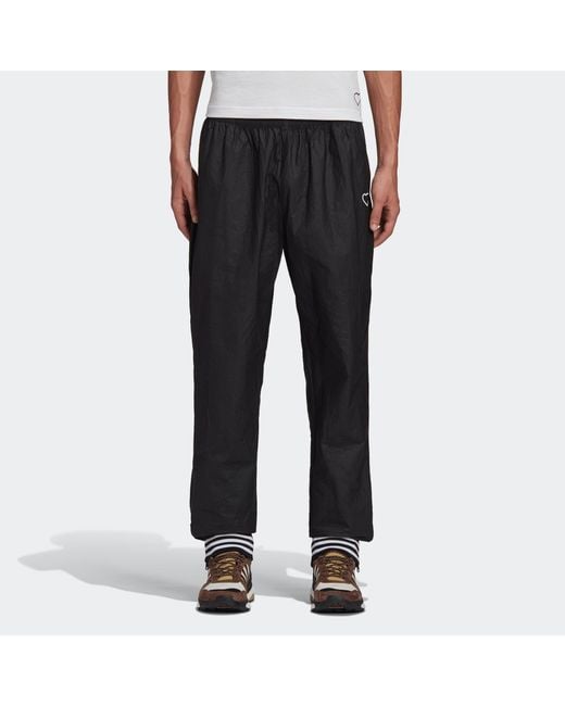 Adidas Black Originals X Human Made Crossover Embroidered Logo Sports Pants for men