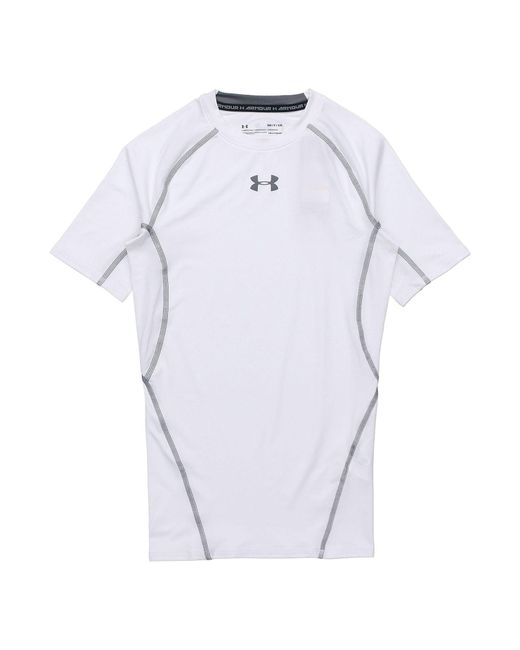 Under Armour Blue Training Sports Tight Short Sleeve Tops for men