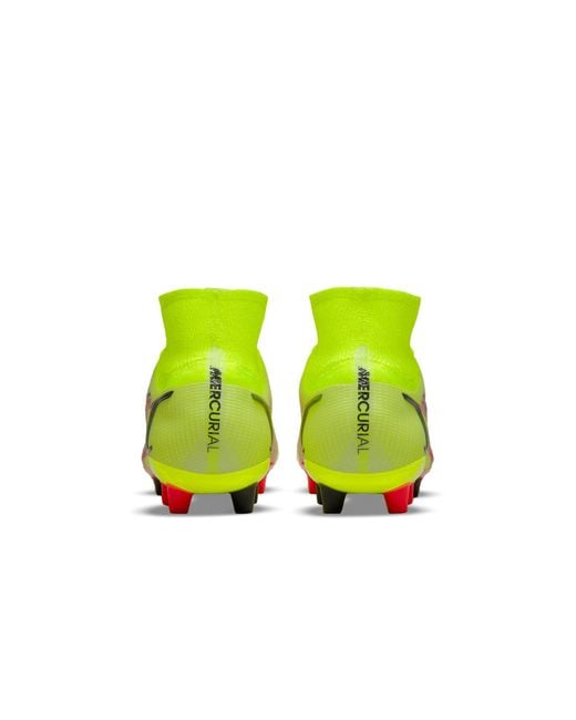 Nike Yellow Mercurial Superfly 8 Elite Ag 'Motivation Pack' for men