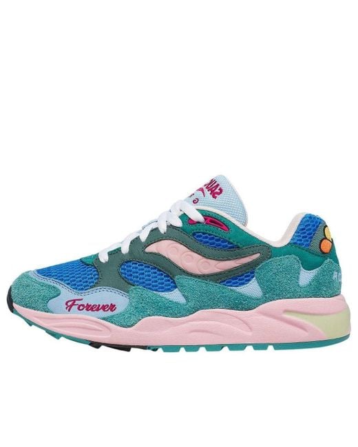 Saucony Blue X Jae Tips Grid Shadow 2 'What's The Occasion? Wear To A Date' for men