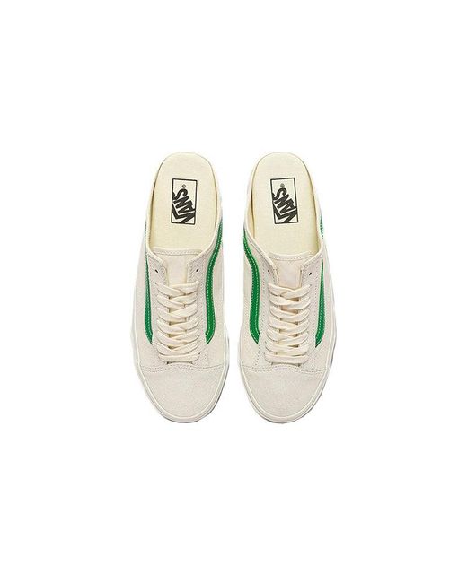 Vans Green Style 36 Mule Low Tops Casual Skateboarding Shoes for men