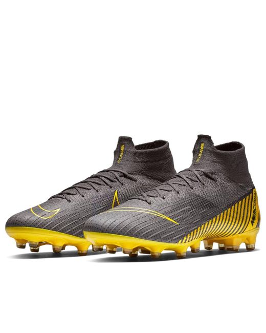 Nike Yellow Mercurial Superfly 6 Elite Ag Pro for men