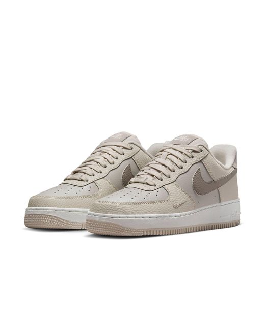 Nike White (Wmns) Air Force 1 Low 'Moon Fossil'