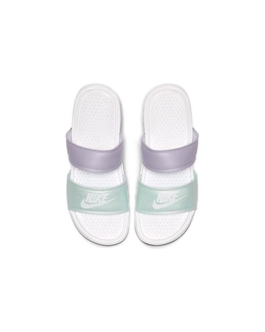Nike White (Wmns) Benassi Duo Ultra