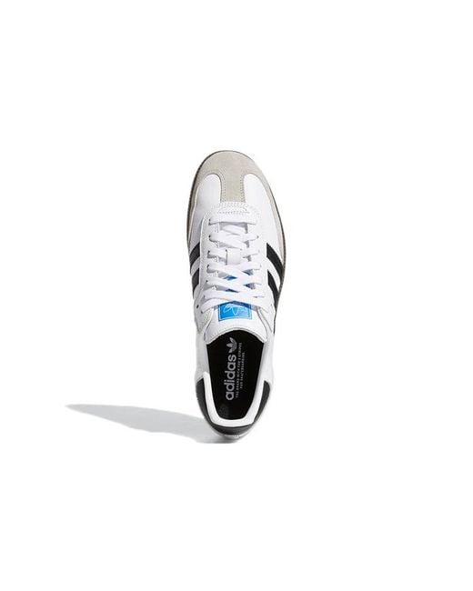 Adidas White Samba Adv Gum' for men