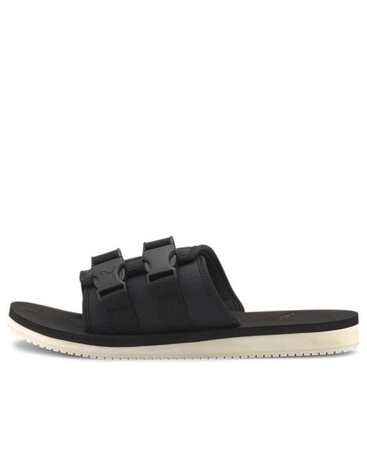 PUMA Black Wilo Lux Sandal Nylon Whisper' for men