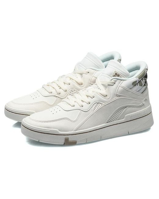 Li-ning White Superwave Mid for men