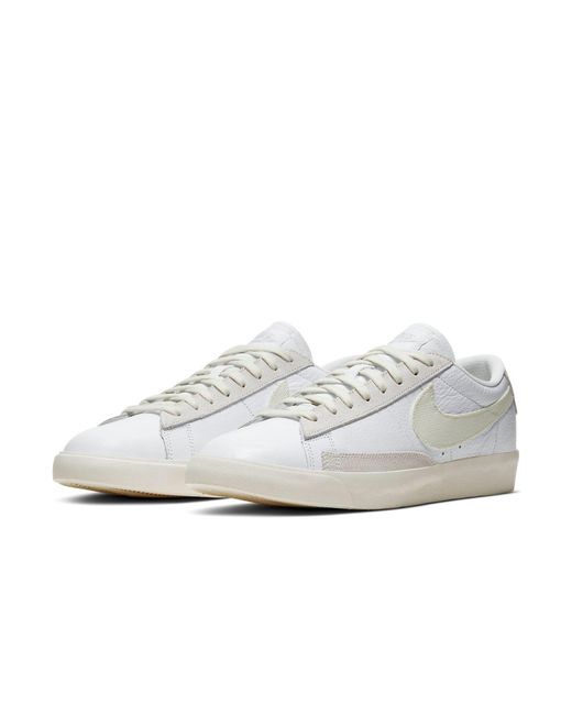 Nike White Blazer Low Leather 'Platinum Tint' for men