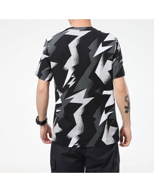 Nike Black Breathable Casual Round Neck Short Sleeve for men