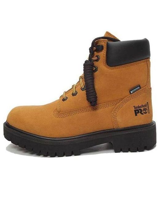 Timberland Brown Pro X N.hoolywood Direct Attach 6-inch Soft Toe Leather Boots for men