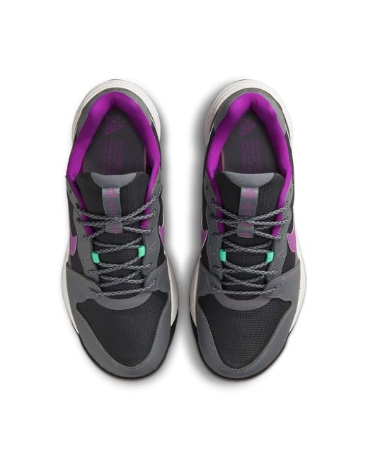 Nike Blue Acg Lowcate 'smoke Grey Vivid Purple' Dx2256-002 Trainers Shoes Uk 8 for men