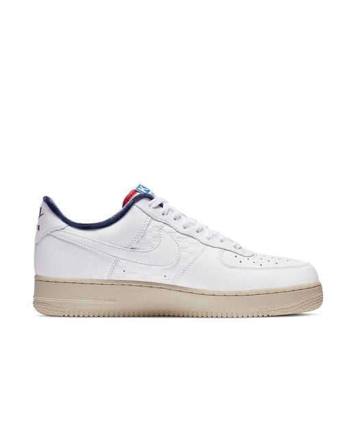 Nike White X Kith Air Force 1 Low 'France' for men