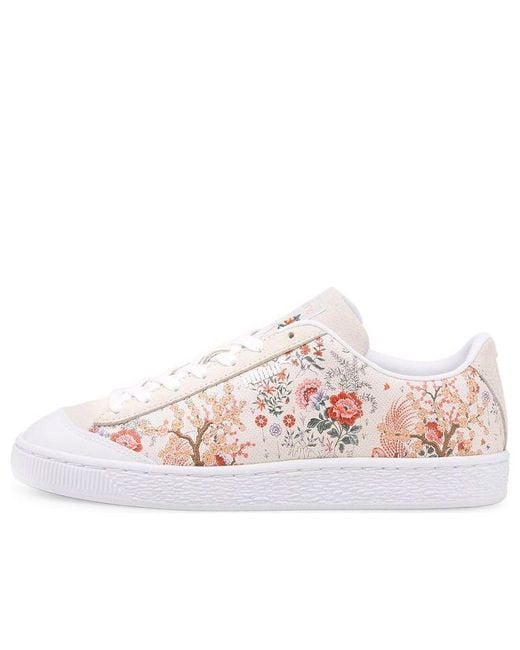 PUMA Pink (Wmns) Liberty Of London X Basket 'Floral'