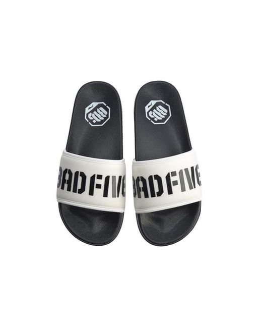 Li-ning White Bd5 Slide Basketball Slippers for men
