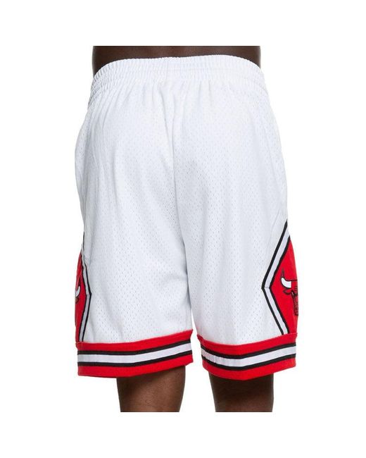 Mitchell & Ness Red Nba Swingman Shorts Chicago Bulls 1997-98 for men