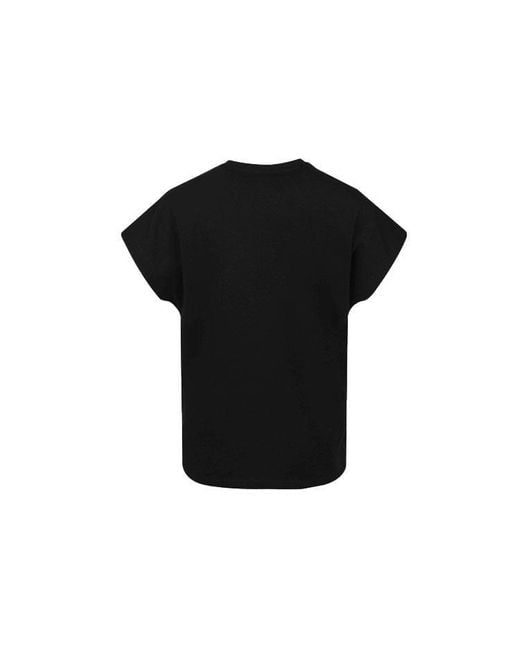 PUMA Black (Wmns) Large Logo Short Sleeve