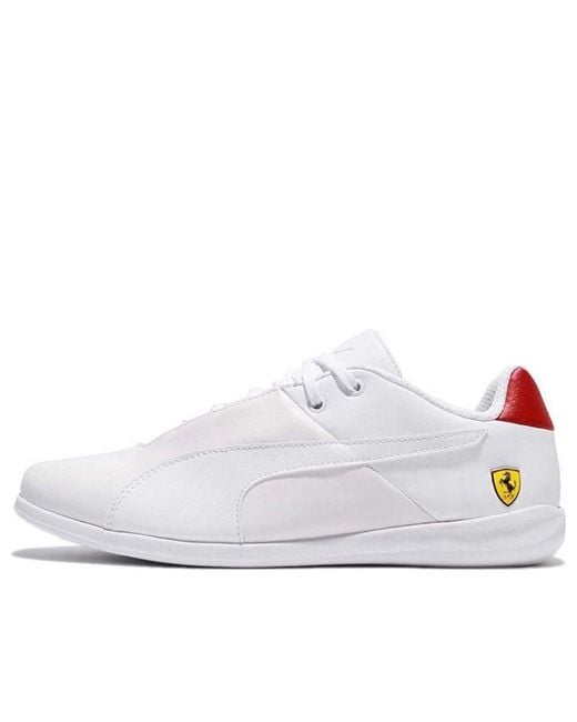 PUMA White Ferrari Future Cat for men