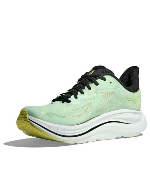 Hoka One One Green Clifton 'Mint Fluorite Luna Moth' for men