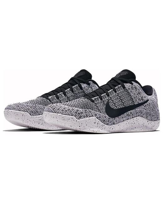 Nike Brown Kobe 11 Elite Low 'Oreo' for men