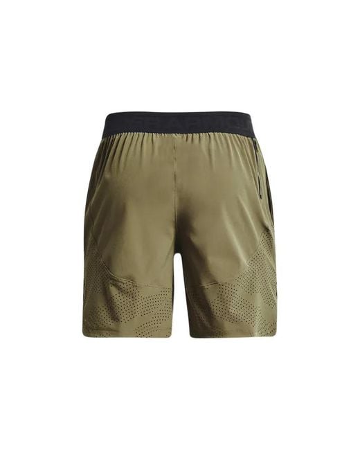 Under Armour Green Stretch Woven Shorts for men