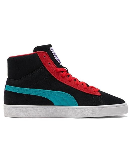 PUMA Red Suede Mid 21 Viridian'