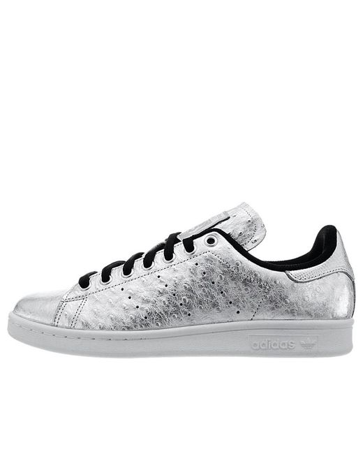 Adidas Gray Stan Smith 'Metallic Ostrich' for men