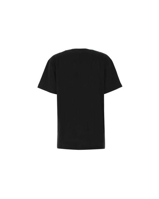 Gucci Black (Wmns) And Striped Letter Logo Short Sleeve For