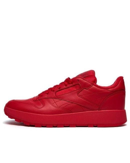 Reebok Red Maison Margiela X Classic Leather Tabi 'Vector' for men