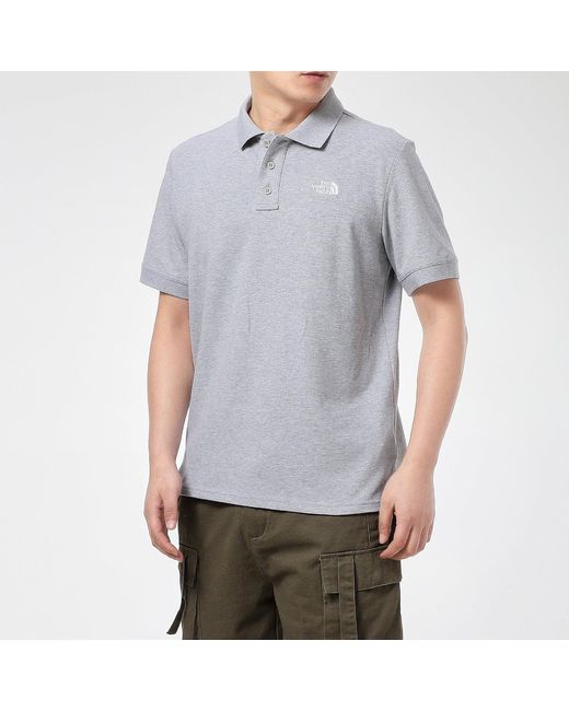 The North Face Gray Polo T-Shirts for men