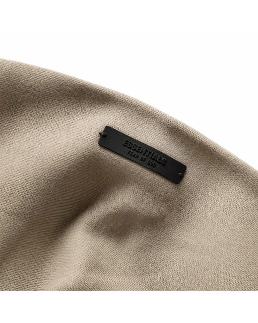 Fear Of God Gray Fleece Hoodie Ii 'Desert Sand' for men