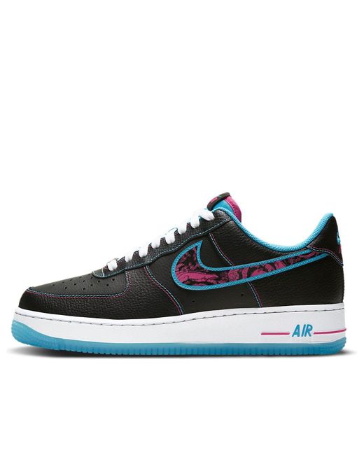 Nike Blue Air Force 1 '07 Lv8 'Miami Nights' for men