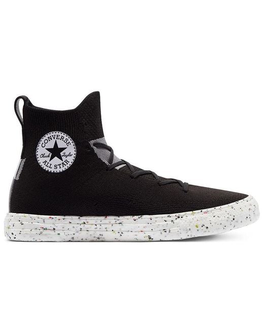 Converse Black Renew Chuck Taylor All Star Crater Knit High for men