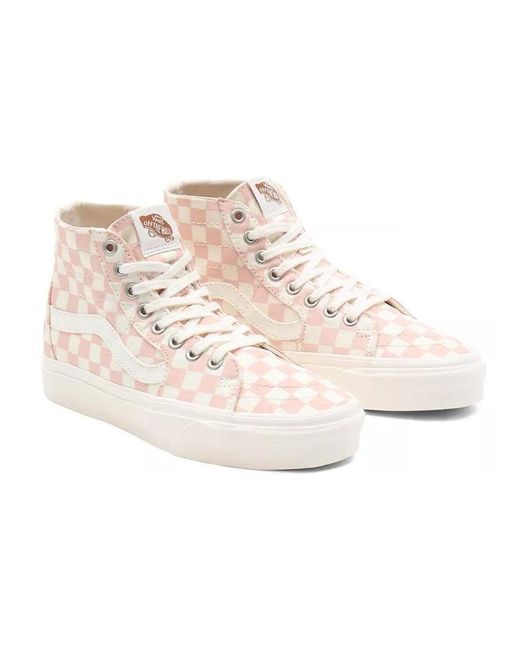 Vans Natural Sk8-Hi Breathable Non-Slip Wear-Resistant Casual Skateboarding Shoes for men