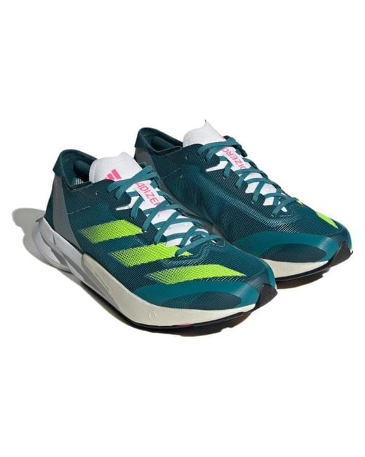Adidas Blue (Wmns) Adizero Adios 8 Shoes 'Wonder Solar'