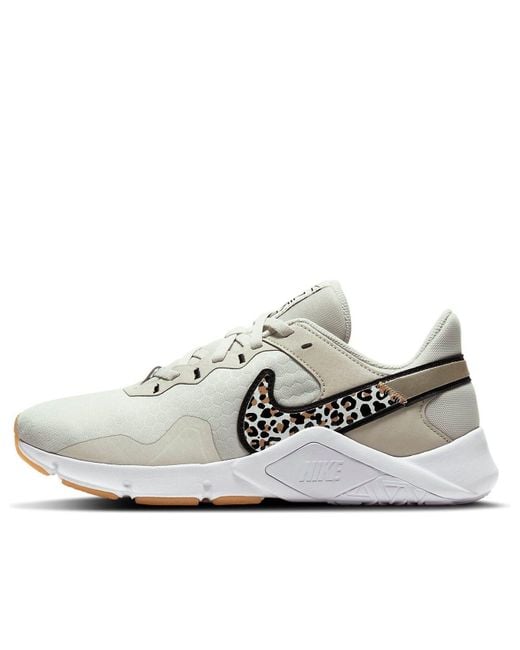 Nike White (Wmns) Legend Essential 2 Premium 'Leopard'