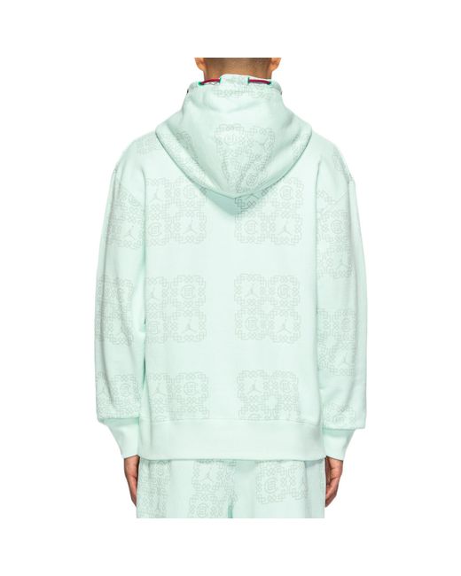 Nike Green X Clot Crossover China Logo Full Print Pullover Asia Edition Autumn for men