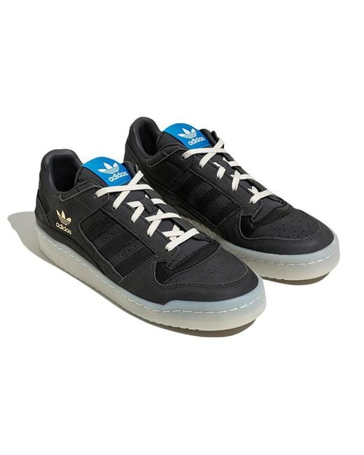 Adidas Black Forum Low 'Dark Solid' for men
