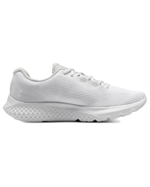 Under Armour White Charged Rogue 4 Sneakers
