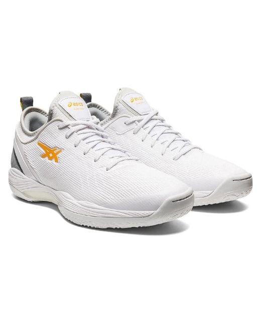 Asics White Glide Nova Ff 2 Saffron' for men