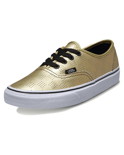 Vans Brown Authentic Checker' for men
