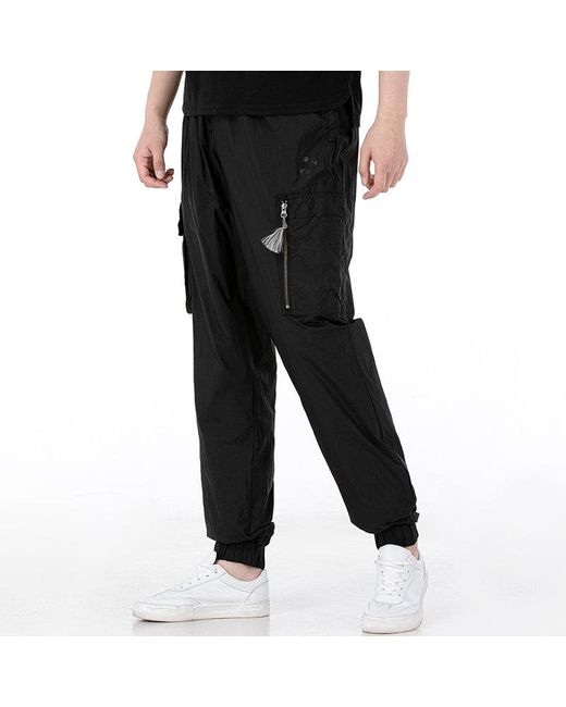 PUMA Black Paisley Cargo Pant for men