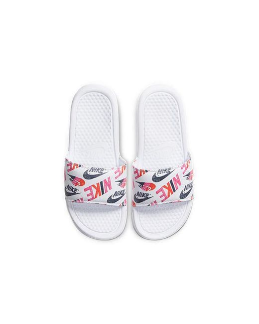 Nike White (Wmns) Benassi Jdi Print 'Floral' for men